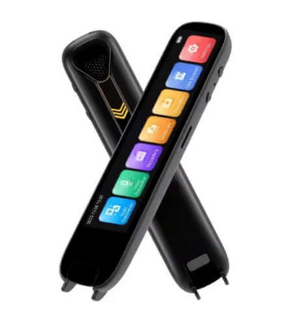 Eprolo smart voice translator pen with color touchscreen and multiple language buttons for easy translation