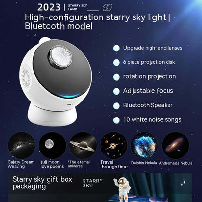 Dropshipman star light projector for bedrooms with Bluetooth speaker and adjustable focus