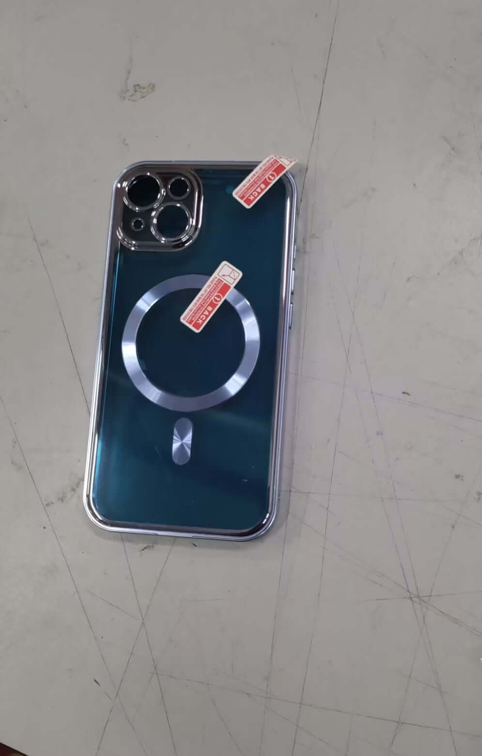 Dropshipman magnetic anti-spy phone case with clear protective design and magnetic ring for iPhone