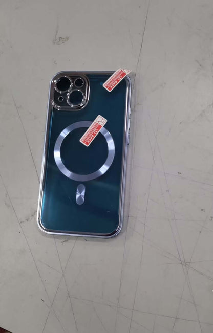 Dropshipman magnetic anti-spy phone case with clear protective design and magnetic ring for iPhone