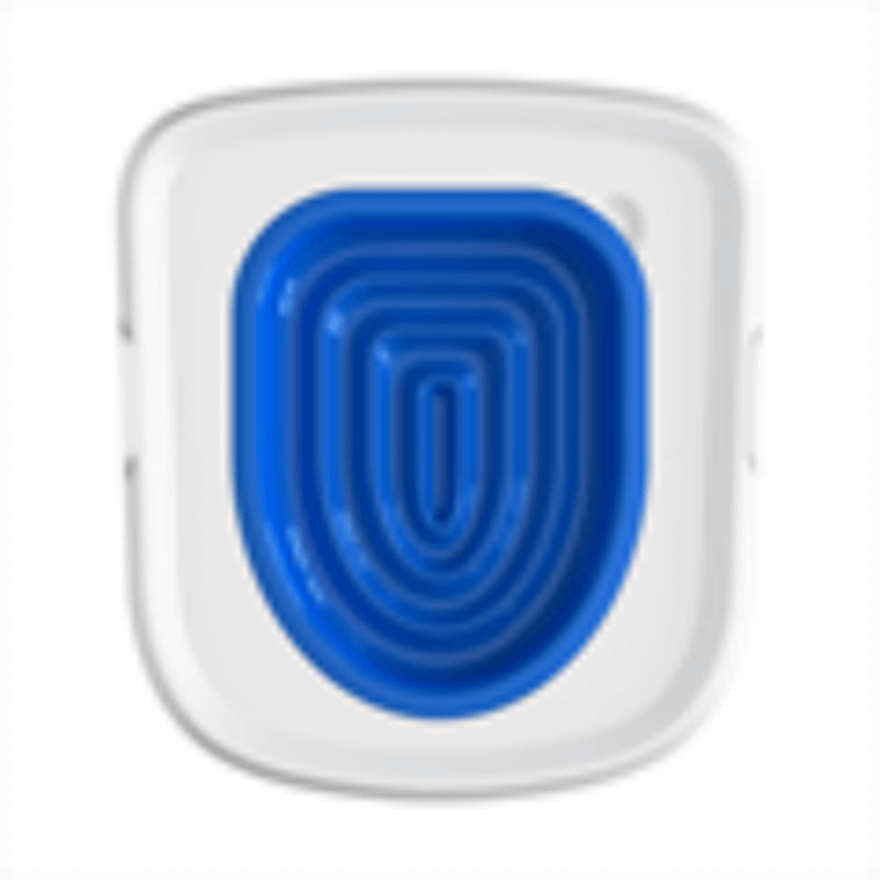 Top view of the blue component of the Dropshipman Upgraded Cat Toilet Trainer Tray, key element of the cat toilet training kit.