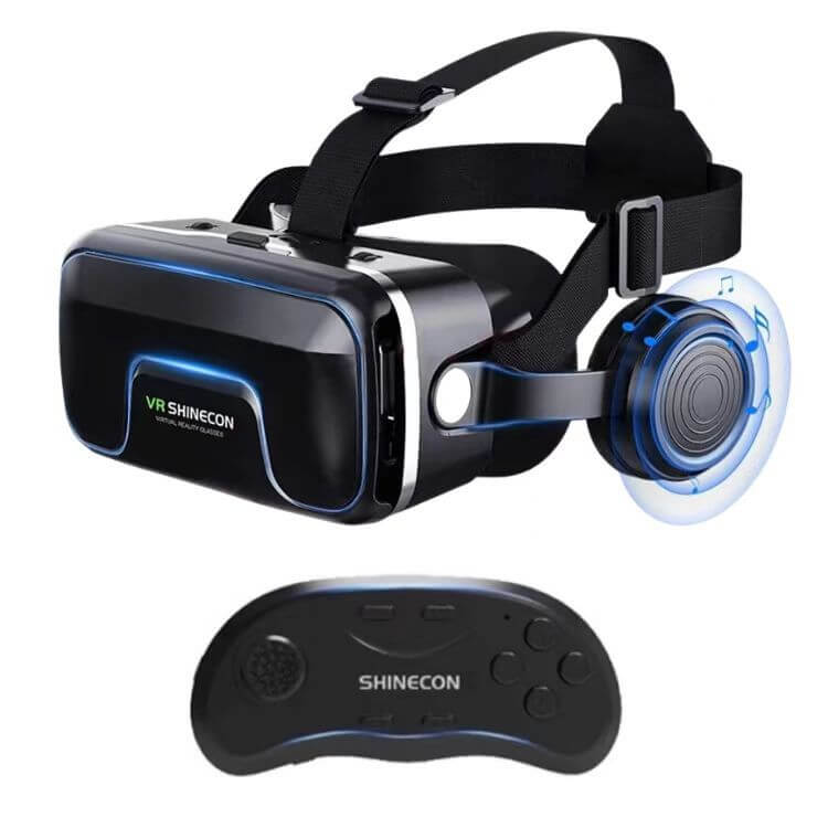 Unleash your gaming potential with the Dropshipman Virtual Reality Gaming Headset, complete with a remote controller for an engaging virtual reality gaming headset experience.