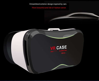 Comfortable virtual reality headset with sleek black and white design inspired by cars by Dropshipman