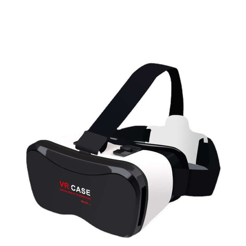 Dropshipman comfortable virtual reality headset with adjustable straps and black white design