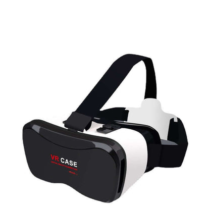Dropshipman comfortable virtual reality headset with adjustable straps and black white design