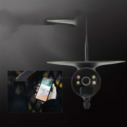 Dropshipman weatherproof smart outdoor camera with night vision and smartphone alerts