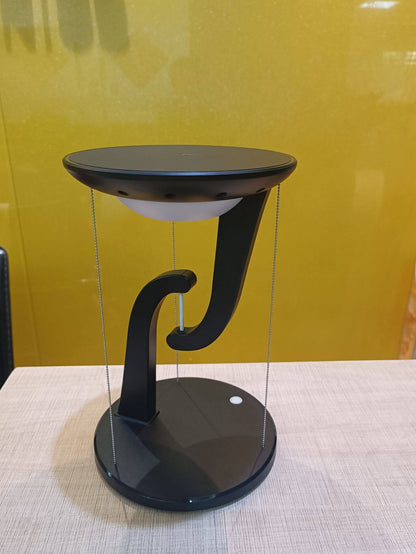 Dropshipman wireless charging lamp for office with modern black design and suspended light element
